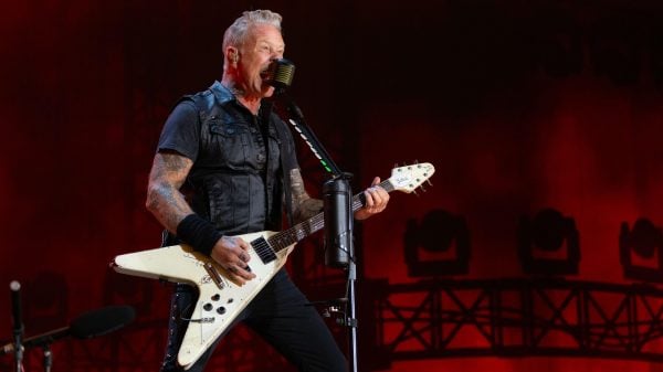 Metallica performs at PowerTrip in Indio, California on October 8, 2023